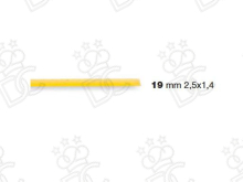 Filière en bronze N. 019 pour Linguine 2,5x1,4 mm
