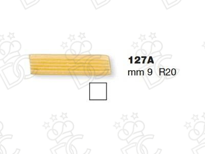 Trafila in Bronzo N. 127A per Tubi quadrati rigatii 9 mm