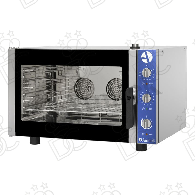 Forno a convezione elettrico Comandi analogici con umidificatore - 04 teglie