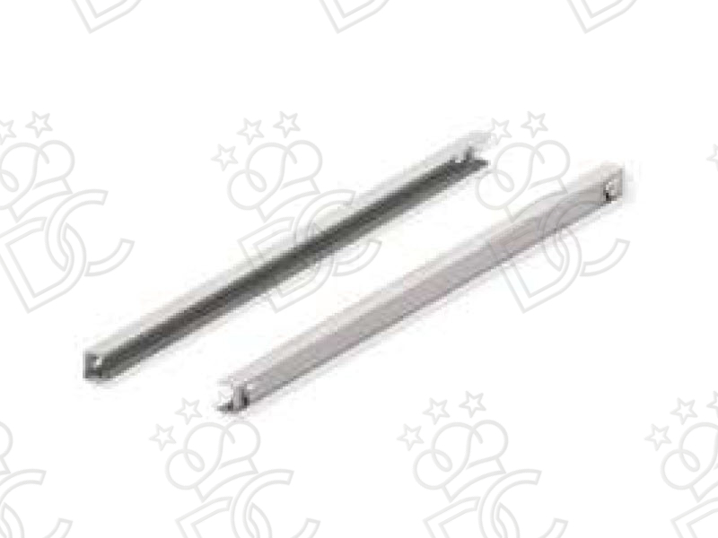Coppia Di Guide In Acciaio Inox A “U” - Mm 542