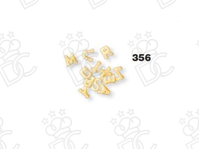 Trafila in Bronzo N. 356 per Alfabeto 6,5 mm