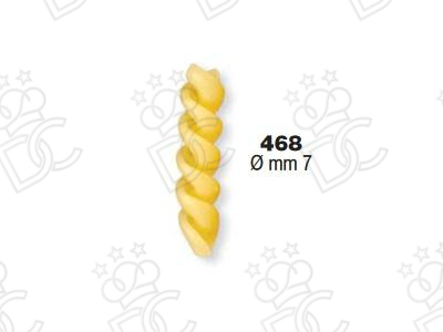 PTFE Die No. 468 for Fusilli (2 spirals) 7 mm
