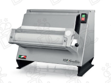 Stendipizza inox ad una coppia di rulli regolabili da 30 cm