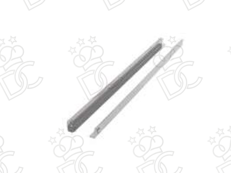 Coppia guide in acciaio inox a “L” 513mm