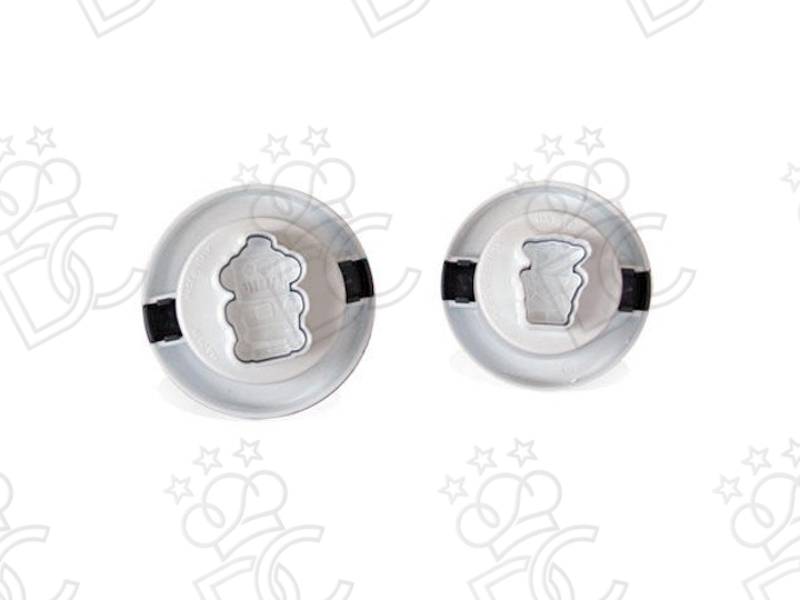 Robot Ejector Pastry Cutter Set 2PCS