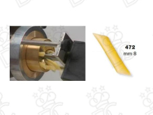 Filiera spéciale N.472 pour la production de penne avec kit de coupe inclus