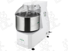 Pétrin à spirale Ligne Classic - Tête relevable et cuve amovible - Capacité cuve : 62 l - Alimentation 230-400V/3N/50Hz