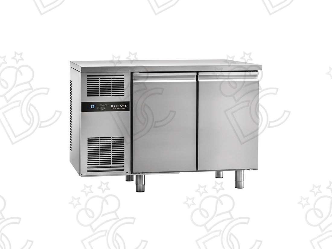 Refrigerated Table depth 600 - Working Temperature: 0/+10°C - Smooth top with square corners
