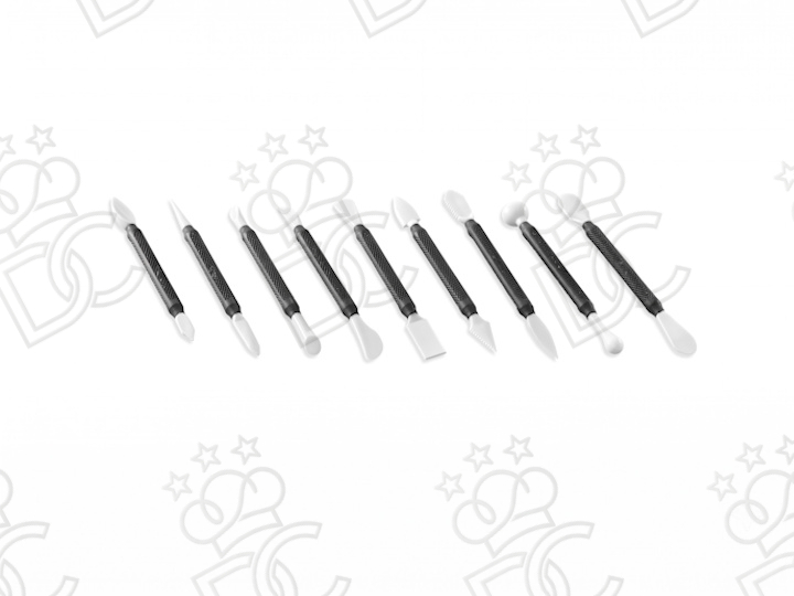 9-Piece Sugar Paste 3D Modeling Tool Set