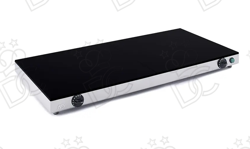 Holding shelf with two tempered glass panels - 100x50 cm