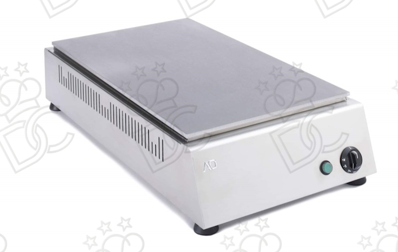Scalda piadine in acciaio inox - per N°2 piadine di Ø30 cm