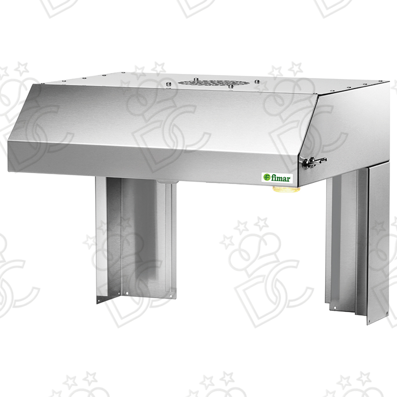 Cappa per gyros con filtro a carboni attivi