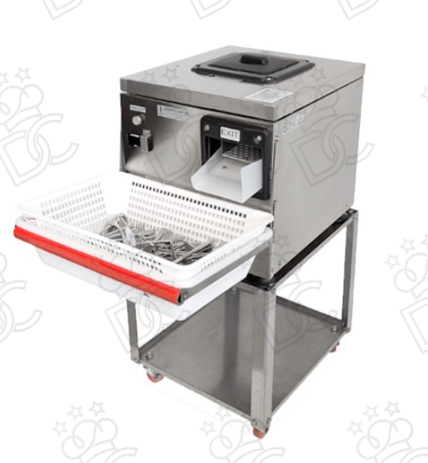 Asciugaposate - produzione oraria 3000 pz/h - caricamento dall'alto