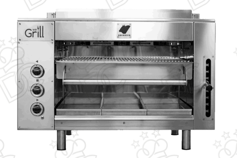 Broiler Grill professionale a gas ABERDEEN - 3 bruciatori a infrarossi