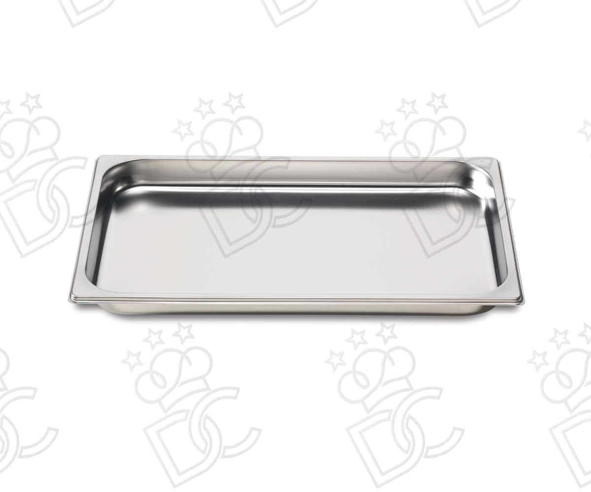 Bacinella in acciaio inox GN 1/1 h40
