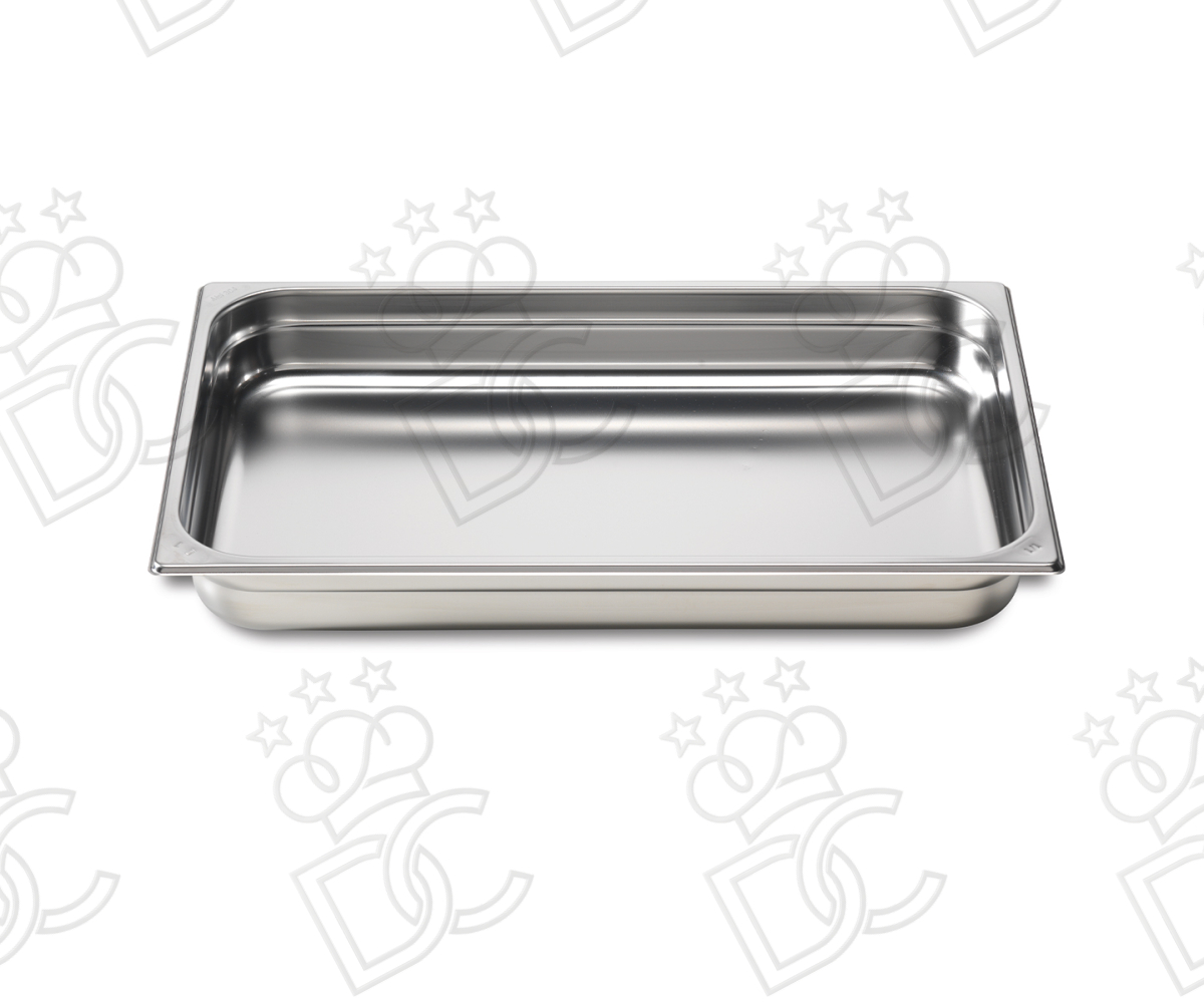 Bacinella in acciaio inox GN 1/1 h65