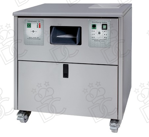 Monoblock cutlery dryer and polish - max productivity 12000 pcs/h