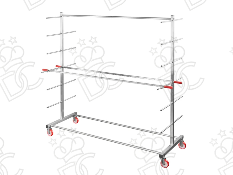 Chariot pour tourner les panettones 2 m