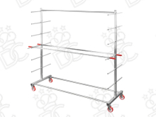 Chariot pour tourner les panettones 2 m