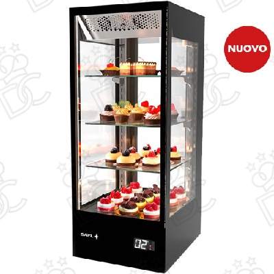 Countertop refrigerated display showcase "tower"