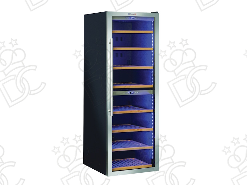 Cantinetta vini refrigerata  - n° 163 bottiglie  - nera