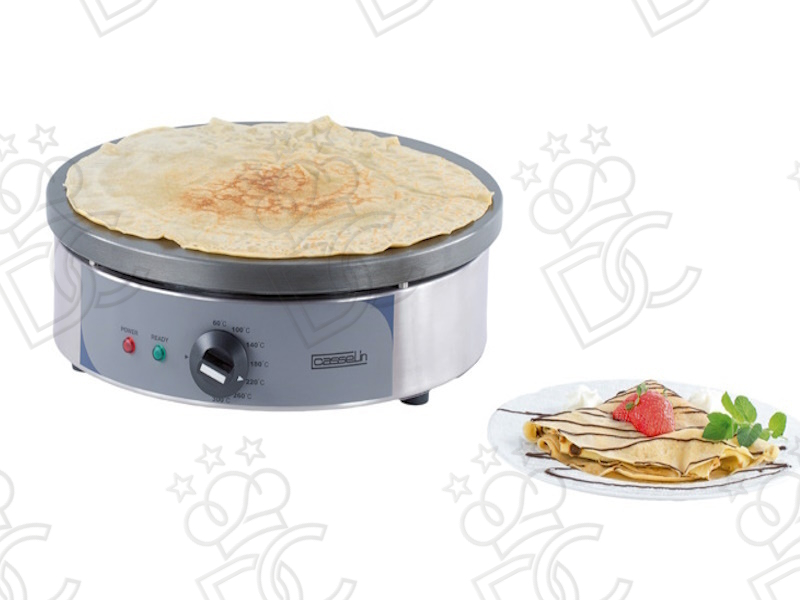 Electric crepe maker Ø35 cm - cast iron cooking plate