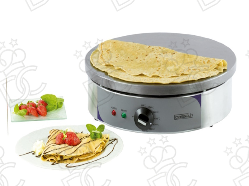 Electric crepe maker Ø40 cm - cast iron cooking plate