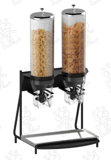 Distributore di cereali - 2 tubi da 5 litri