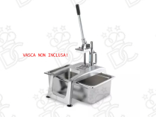 Professional manual potato cutter CF-5 - cutting thickness 8x8 mm