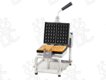 Macchina per waffle - piastra singola quadrata con apertura a 180°