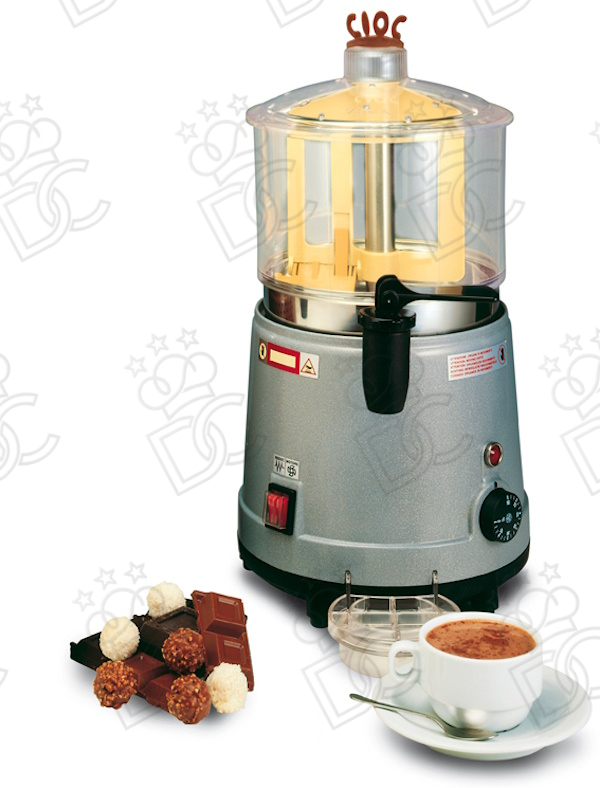 Chocolate dispenser 5 litres with transparent container