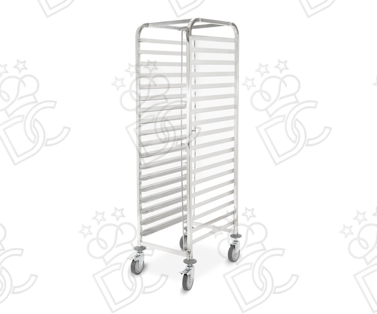 Bakery tray trolley 60x40 - 18 trays