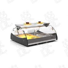 Self-service bain-marie display cases