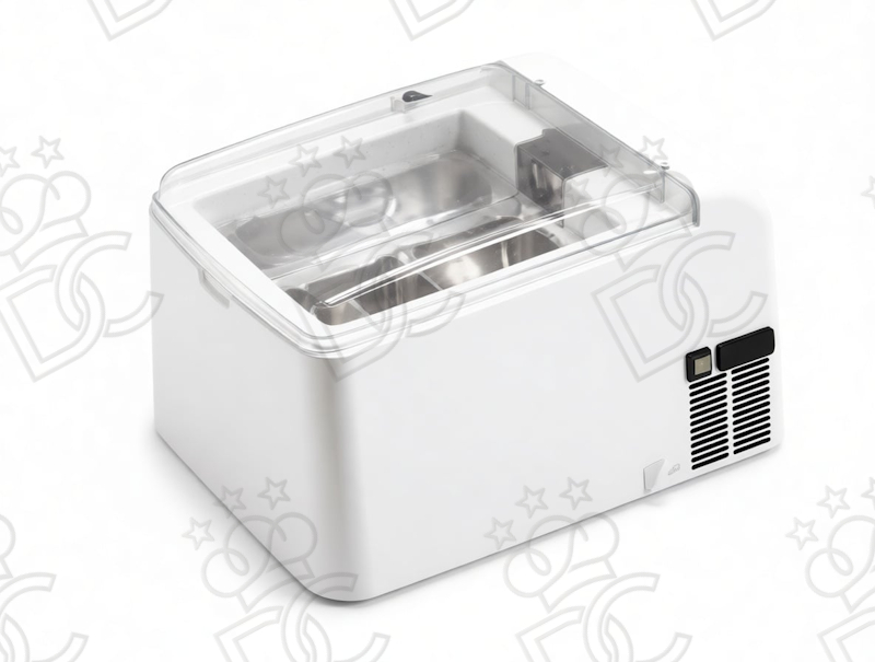 Conservatore gelato professionale da banco  Mini - 2 vasche 6,5 lt