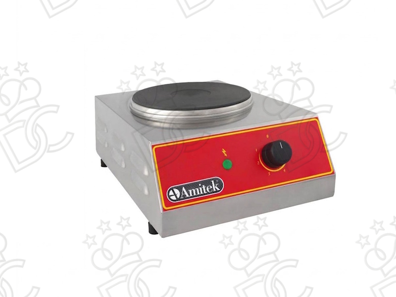 Single countertop electric hot plate - diameter Ø220 mm