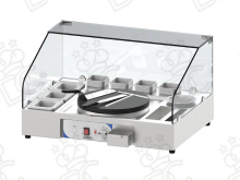 Worktop with integrated crepe maker Ø40 cm