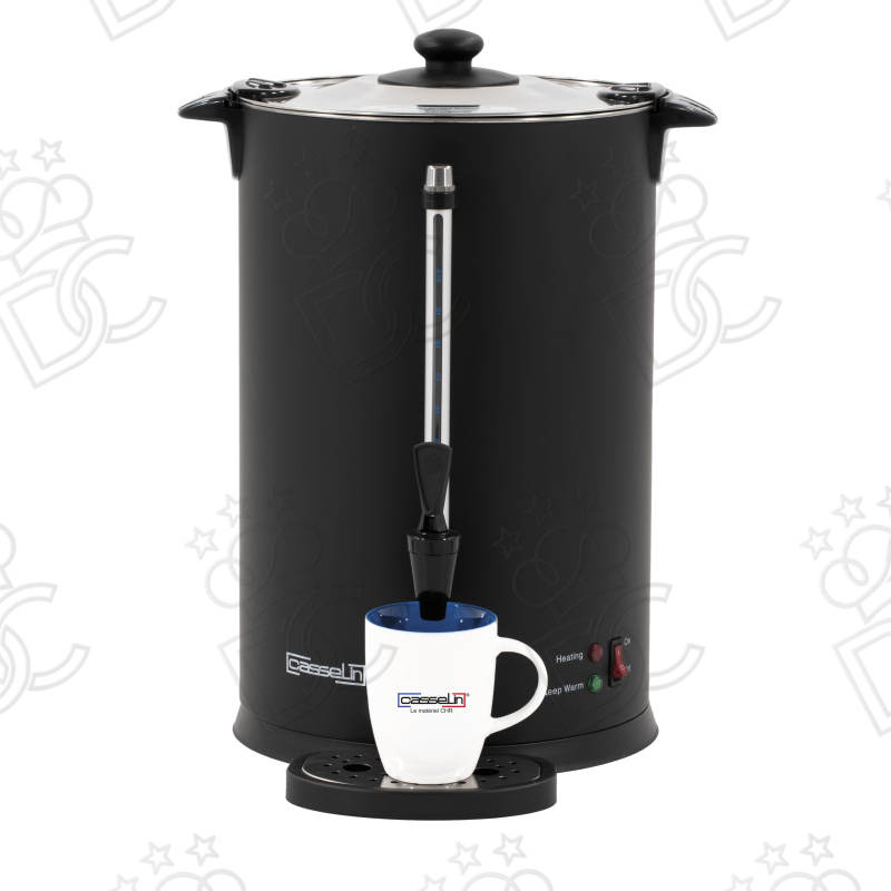 Macchina per caffè americano - capacità 15 Lt. - 100 tazze - doppia parete antiscottatura - nero