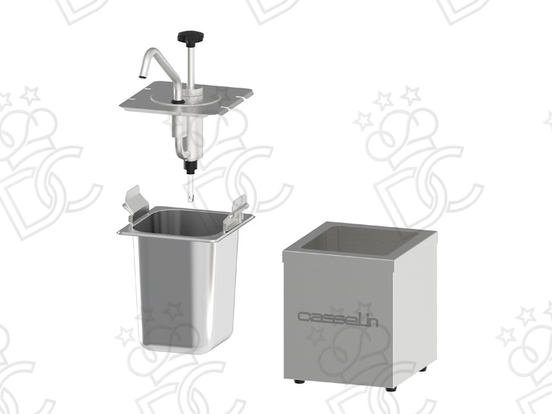 Distributeur de sauces simple - bac GN 1/6