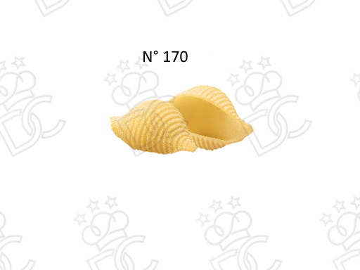 Trafila n 170 in bronzo per conchiglie rigate