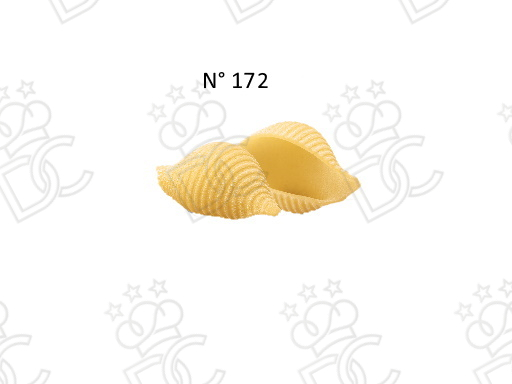 Trafila n. 172 in bronzo per conchiglie rigate
