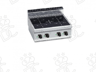 Cucina ad induzione 4 zone da banco