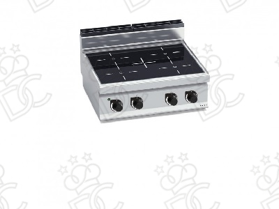 Cucina ad infrarosso 4 zone da banco