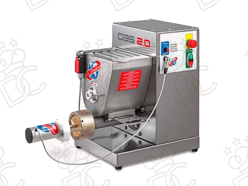 Pressa da banco per pasta fresca D35 2.0 - produttività 6-8 Kg/h
