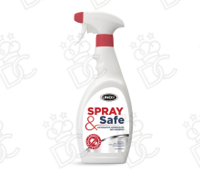 SPRAY&Safe - Spray détergent assainissant pour surfaces - 12x0,75lt