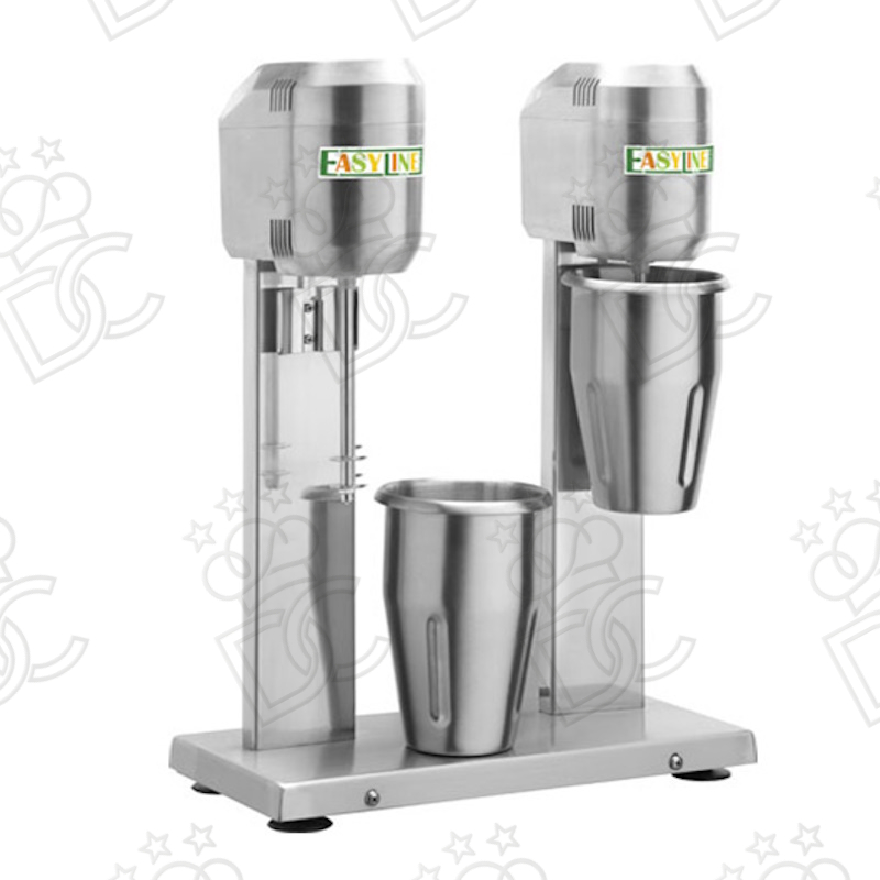 Milkshake blender - 2 stainless steel cups of 0.8 Lt each