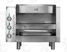 Professional electric Broiler Grill R-EVOLUTION E3 - 3 glass-ceramic plates 2.5 Kw/h