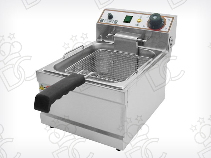 Friteuse électrique de comptoir - capacité 6 litres - cuve amovible