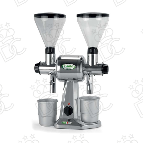 Professional double coffee or pepper grinder - single-phase