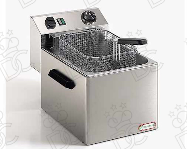 Friteuse électrique de comptoir - capacité 10 litres - triphasée