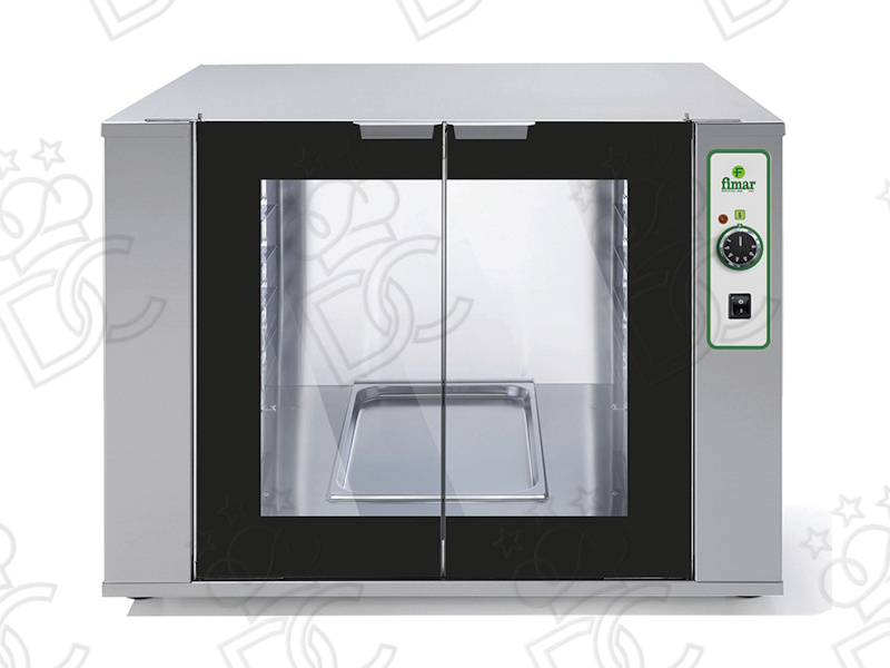 Armadio lievitatore 8 teglie 60x40 mm e GN1/1
